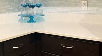 Quartz counter tops at La Reserve Villas in 85737
